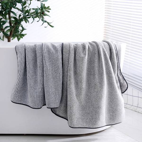 Tjock, antibakteriell, hårlös bambukolfiberhandduk, absorberande för hem och vuxna badrum Pink -70x140cm towel No,