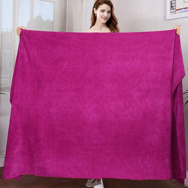 Superabsorberande, mjuka och snabbtorkande mikrofiberbadlakan och stora badkläder, mångsidiga för resor, sport, spa och blå Wine website 70x140 centimeters