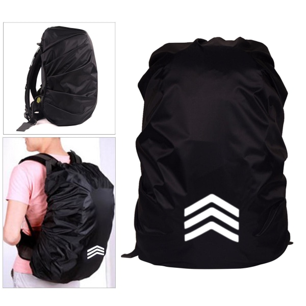 1/2/3/5 Vattentät cover för campingvandring utomhus Black XS 1Set