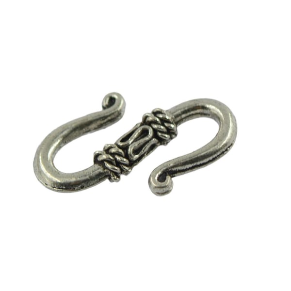 1/3 50st tibetanskt silver S kroklås Halsband lås smycken 1Set