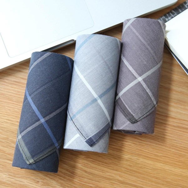 1/3 Pattern Pocket Square Näsduk Hankie För Lattice Suit 1Set