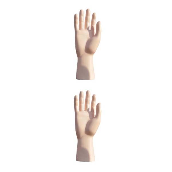 1/2 Man Mannequin Hand Display Smycken Armband Ring Handske Skin 25.5cm 2Set