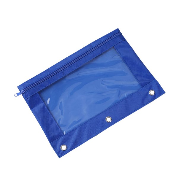 1/2/3/5 Bärbar dragkedja för förvaring av filer och dokument Blue 2Set