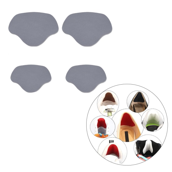 1/2/3/5 Shoe Häl Pad Innersula Häl Reparation Heel Stick för män & light gray 1Set