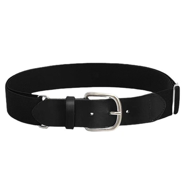 1/2/3/5 Basebollbälte Softballbälte Justerbart unisex midjeband Black 1Set
