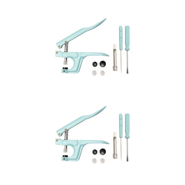 1/2/3 DIY Snap Fastener Tång för blöjhaklappar 2Set