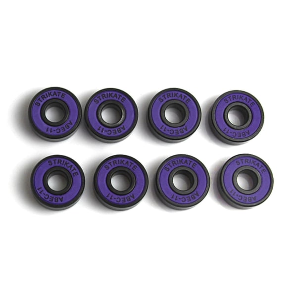 1/2/3/5 8st Skateboardlager 8mm Precision Storlek ABEC-11 för Purple 22mm 1Set