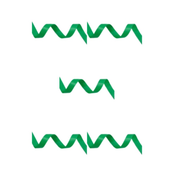 1/2/3/5 Fashionabla satinband för sömnad och hantverk - lätt att green 580 6mm 5PCS