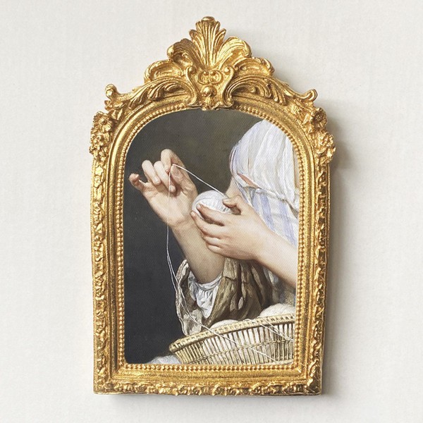 1/3 fransk harts fotoram präglad antik utsmyckad för bröllop 1Set