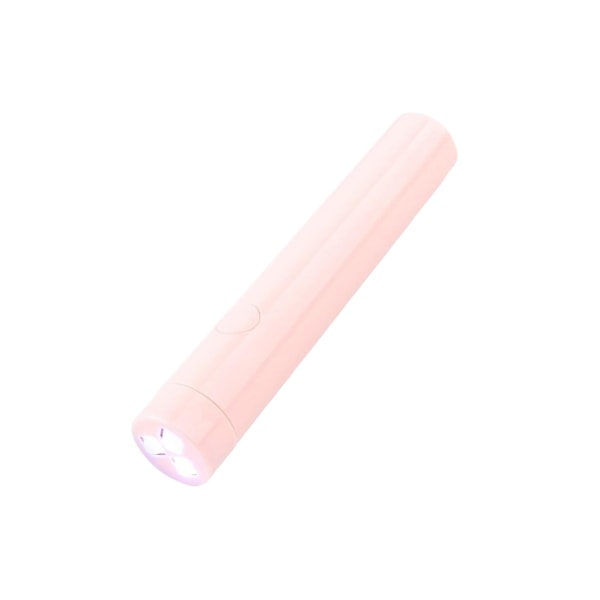 1/2/3/5 *Mini polsk lampfackla USB -laddning Enkel handhållen 6W Pink 18x107mm 1Set