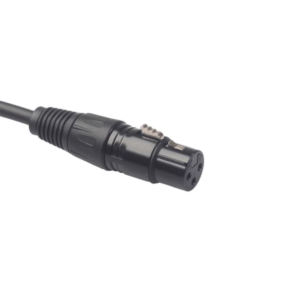 1/5 1x 3-Pin XLR Hane Plug to Dual 2 Hona För Jack Y Splitter 1Set