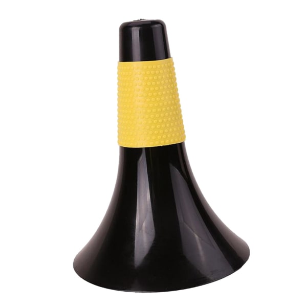 Sport Training Safety Cone för Fotboll Fotboll Säkerhetsparkering Black Yellow 6.7 x 6.7 x 9.3 Inch