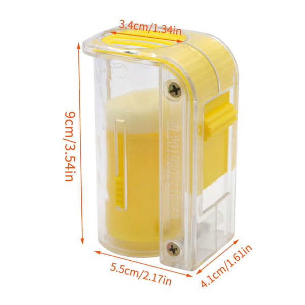 ABS lätt och bärbart biodlarverktyg i plast för märkning yellow