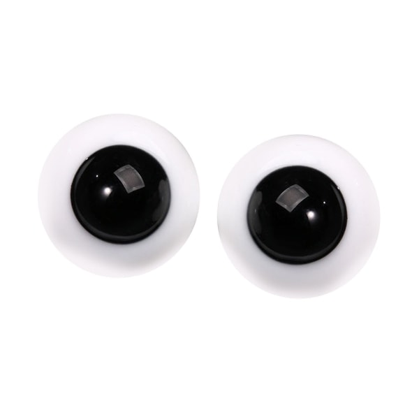 1/2/3/5 2x Doll Eyes Wiggle Eyes för Halloween rekvisita Skulptur Black diameter 6mm 1Set