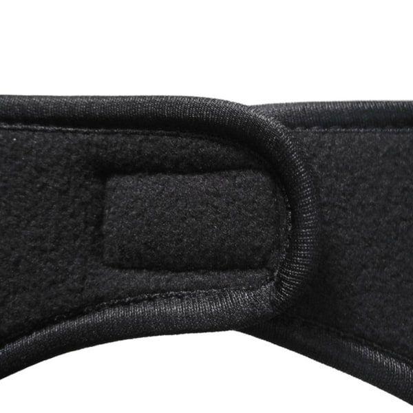 Fleece öronvärmare pannband Hållbarhet Bekväm passform för black