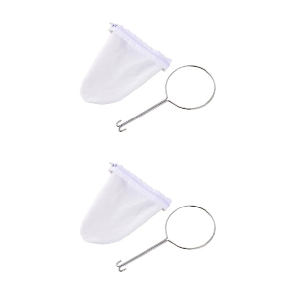 1/2/3 rostfritt stål handtagsring kaffe te duk sil S 2Set
