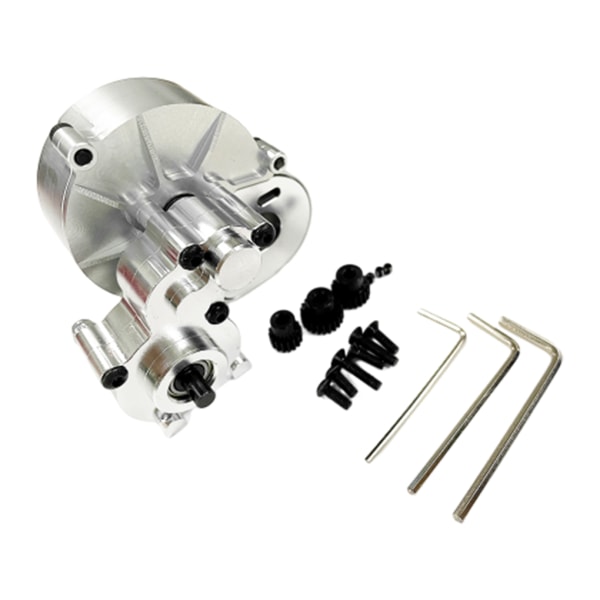 1/2/3/5 Metal Transmission Växellåda Motorväxel För 1/10 Axial Silver 2Set