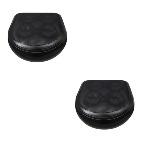 1/2 Spa Pad uppblåsbar kudde för badtunna Black Mesh Surface 2Set