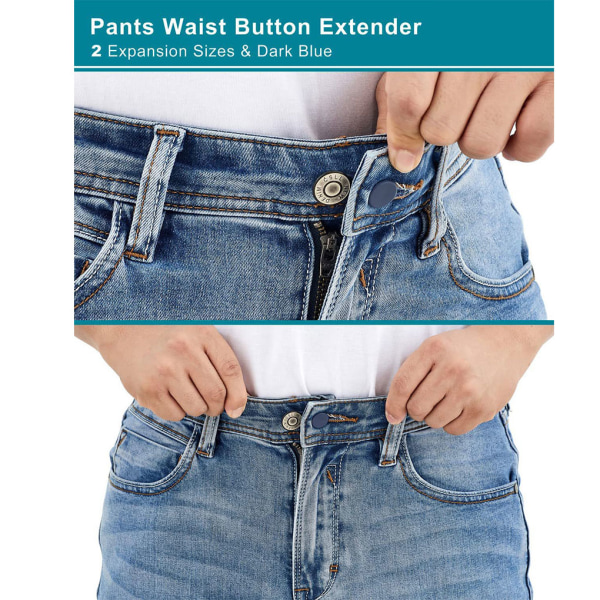 12 delar Duraflex Resilient Pants Extender med FlexiButtons