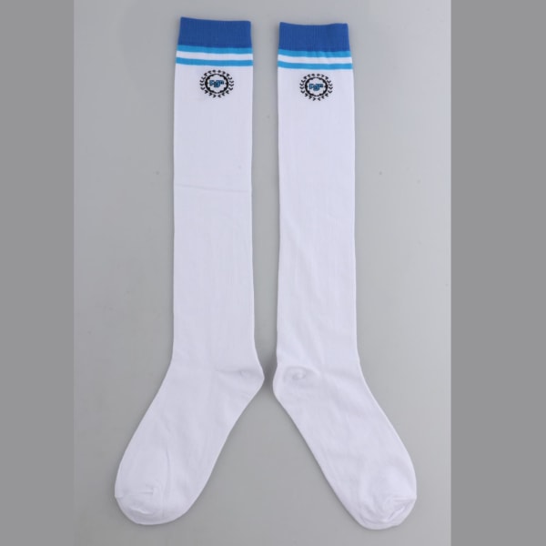 1/2/3/5 Women's För Golfstrumpor Oversockor Lår High Stripes Blue 46-55cm 1Set