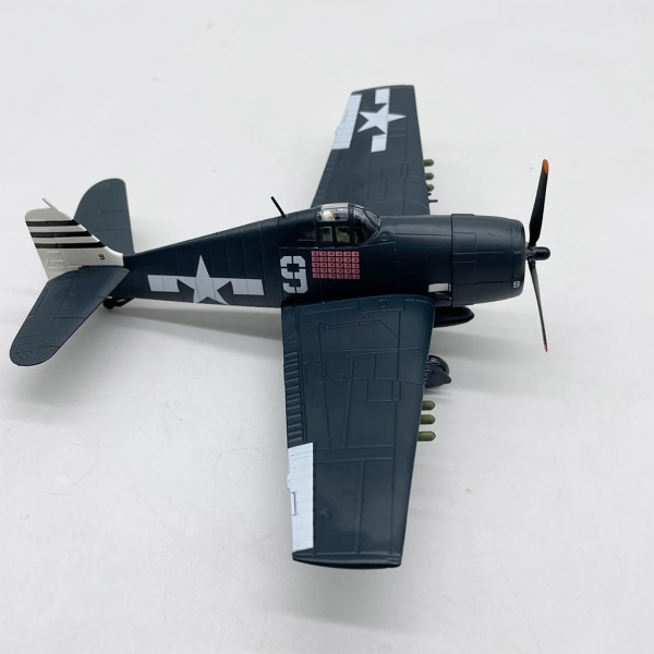 1/72 Skala F6F Fighter Model Plane med Stand Souvenir Desktop