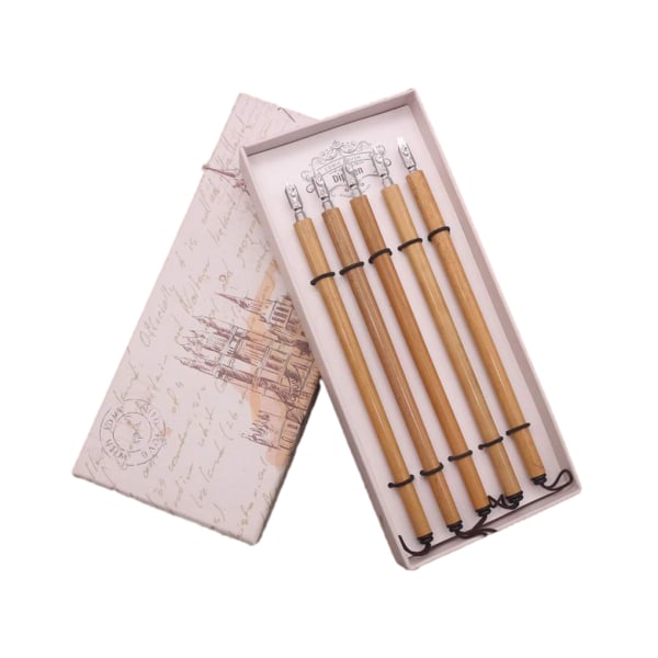 1/2/5 5x Luxury Feel Elegant Calligraphy Pen Set för Smooth 1-5 nib set 5PCS