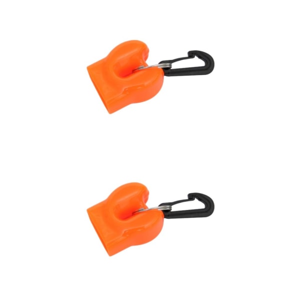 1/2/3/5 Dykning Skum-Ball Munstyckeshållare Regulator Retainer Orange 55X40MM 2Set