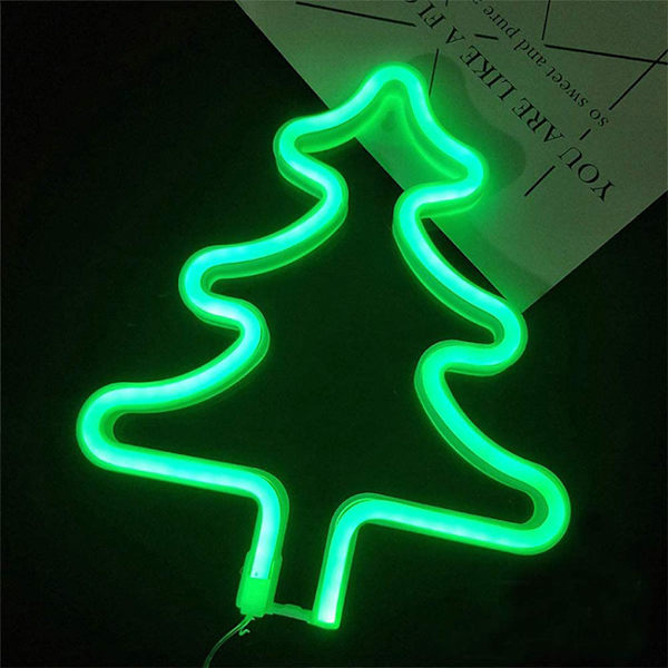 Julgran Neon Light Festival Ornament Batteridriven 6d0c Fyndiq