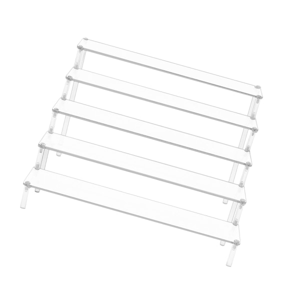 1/2 Acrylic Display För Riser Stand Parfym Cosmetics Holder Clear 39.5x41.5cx25cm 1Set