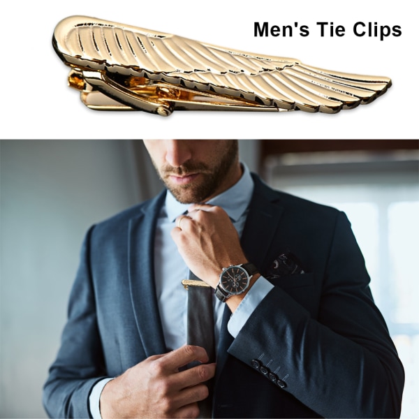 1/2/3/5 Alloy Personlighet Mode På Finest Wing Tie Clip För 1Set