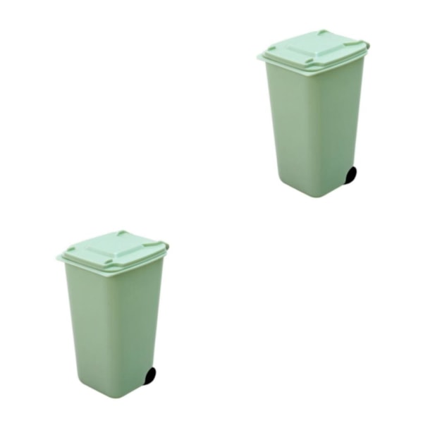 1/2/3 Plastsoptunnor Med Lock - Miljövänliga Och green 2PCS