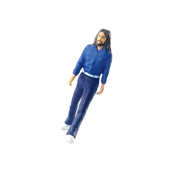 1/2/3/5 1:64 Character Diorama Bandmedlemsfigurer Model Street blue 2.8-3cm 2Set