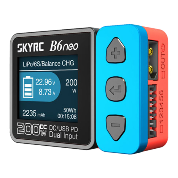 SkyRC B6neo batteriladdare på alla sätt Laddningslösning
