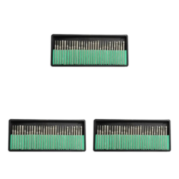 1/2/3/5 30st För Diamond Point Burr Bits Borrhuvud Nålspets 3Set