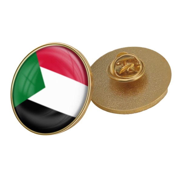 Palestina flagga Lapel Pin Chic och elegant tillbehör att visa C 25MM