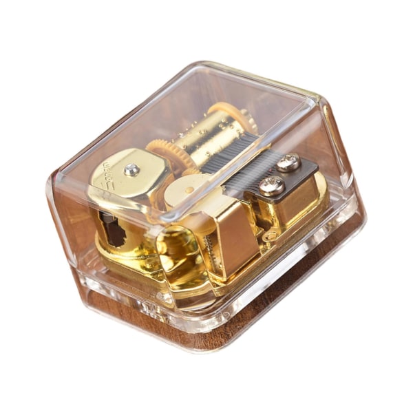 1/2/3/5 För Music Box Acrylic Mechanism Clear Wind up for Castle in the Sky 6x5x4cm 1Set