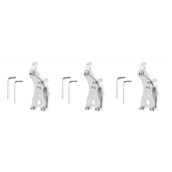 1/2/3/5 Cyklar Skivbroms Adapter Road För Cykel Skivbroms silver 4mm 5mm L wrench 3Set