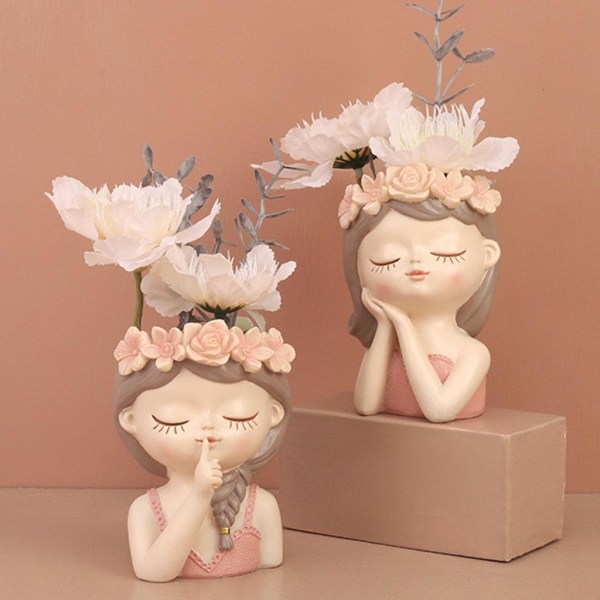 1/2 blomkruka Succulent Bonsai Planter 11x7x8cm 03 1Set