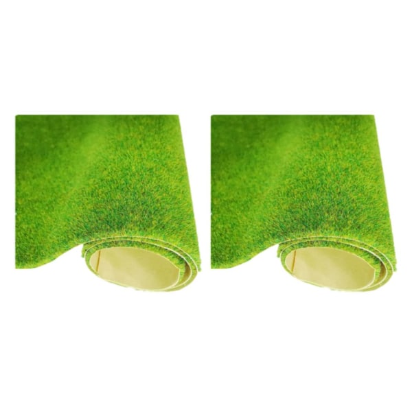 1/2/3/5 PVC Lågt underhåll konstgräs gräsmatta för realistisk 138 grass green 2Set
