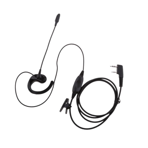 1/2/5 Ear Hook Earpiece Headset med PTT & Mic för För Kenwood 1Set