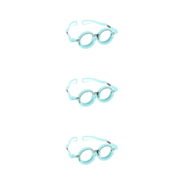 1/2/3/5 vuxen optisk provlinsram Glasögonoptometri Blue 52mm 3Set