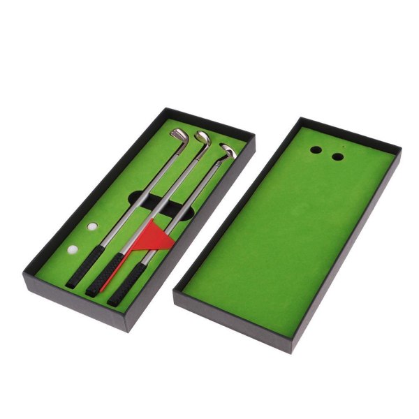 1/2/3 För Golf Pen Set Mini Desktop För Golf Game Putting Red 2Set