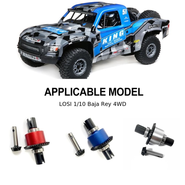 RCGOFOLLOW framaxel Differentialaxel Hållbar Rc framaxel Dark Blue