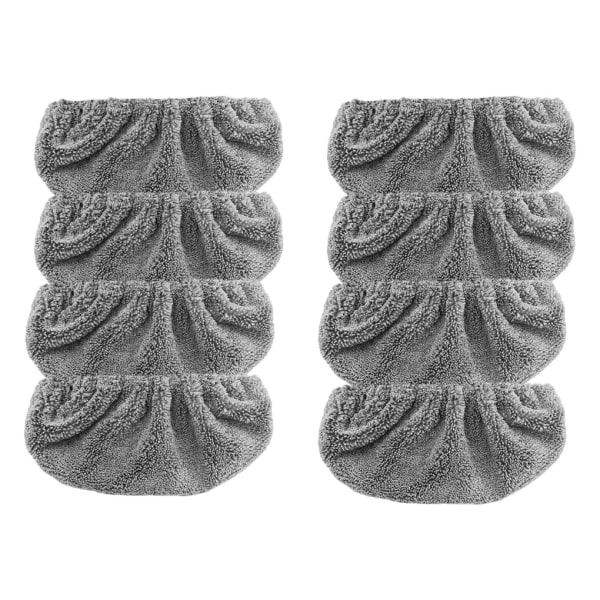 8pack/lot Absorberande svampersättning för spraymoppar Hållbar Grey 25.4*11.5cm+8pcs