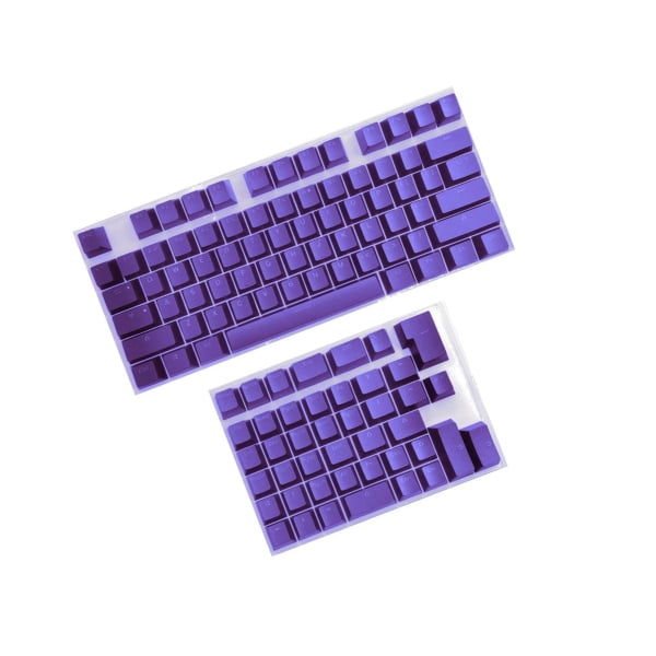 1/2 PBT Keycaps Anti-Mini för 61 64 68 71 82 84 Layouttangentbord Purple 35x15x2cm 1Set