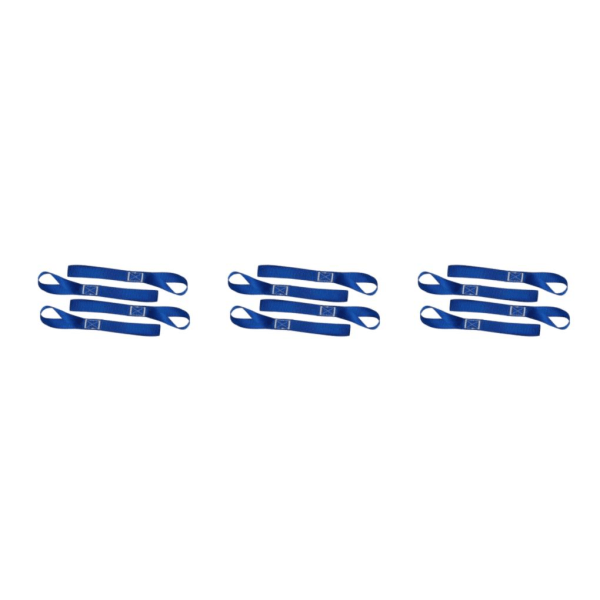 1/2/3/5 4 st Nylon Beach Drag Strip Stabil och hållbar för solid blue*2.5*46cm 3PCS