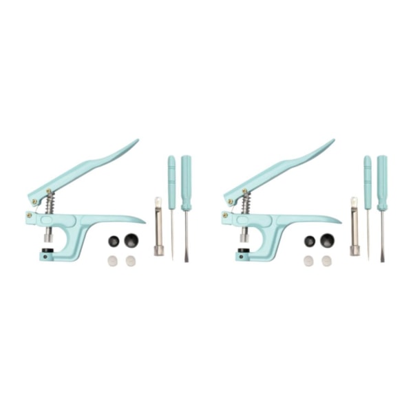 1/2/3 DIY Snap Fastener Tång för blöjhaklappar 2Set