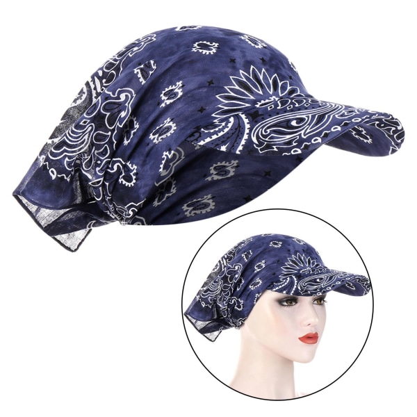 1/2/3/5 Sun För Shield Hooded Balaclava Bandana Pannband Cap Navy 70x46cm 1Set