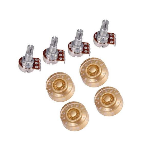 1/3 gitarrhastighetskontrollknappar och 18 mm långaxelpotentiometer 1Set