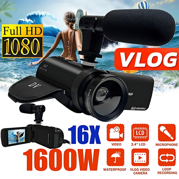ABS Easy-to 1080P digital videokamera för högupplöst bild TYPE2 NO2